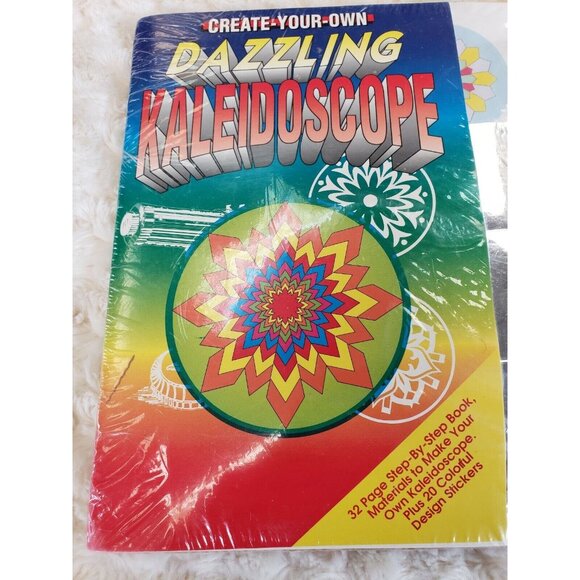 Kaleidoscope Making Kit DIY Prismatic Craft Book Set Science Pace Products Vtg - Picture 1 of 12